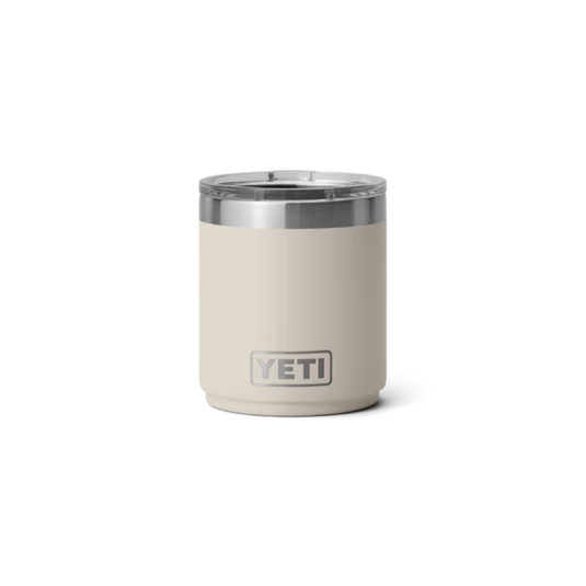 YETI RAMBLER 10oz 296ml LOWBALL CERAMIC LINING WITH MAGSLIDER LID [CLR:CAPE TAUPE]