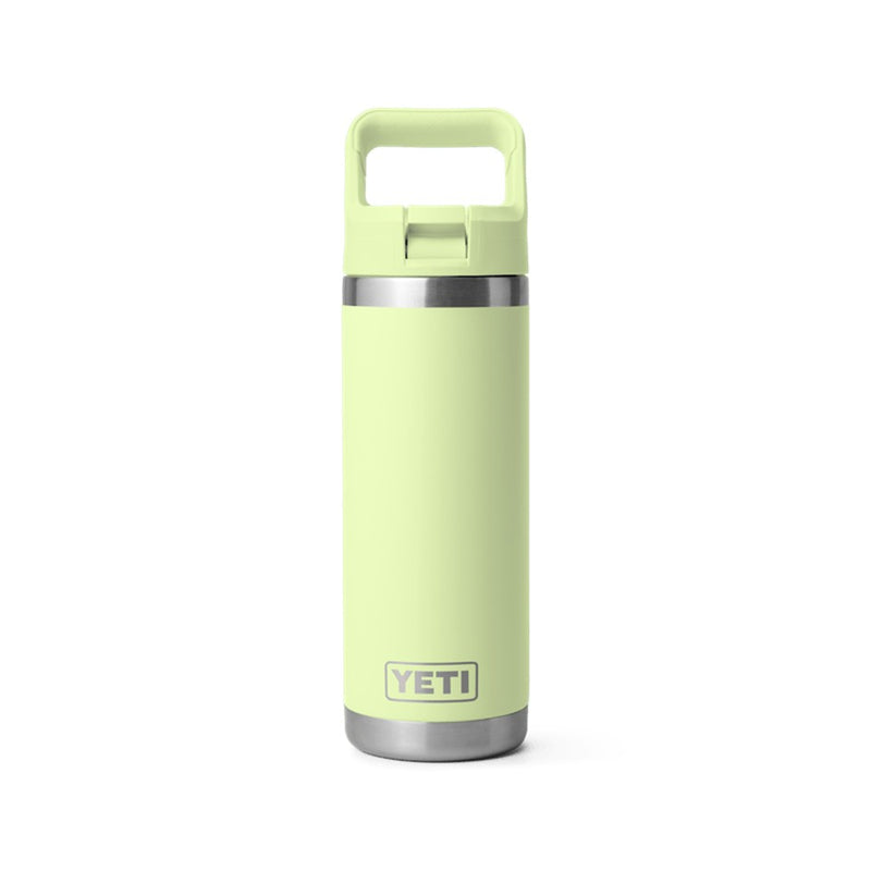 Load image into Gallery viewer, YETI RAMBLER BOTTLE 18oz 532ml WITH STRAW CAP [CLR:GRASSHOPPER]
