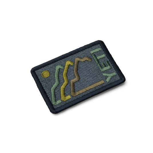 YETI COLLECTORS PATCH MOUNTAIN GRAY