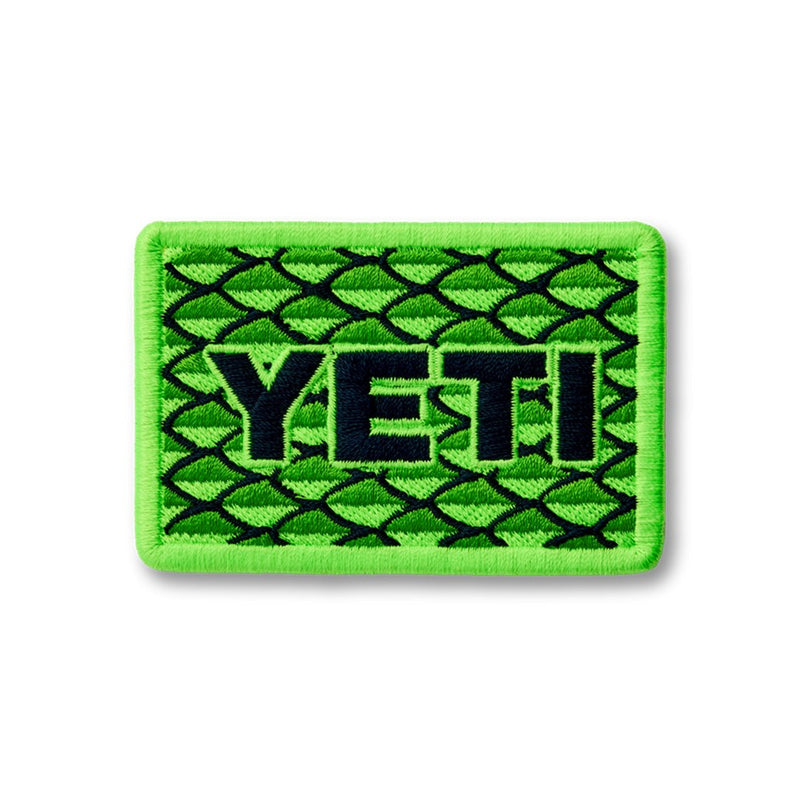 Load image into Gallery viewer, YETI COLLECTORS PATCH SCALES GREEN
