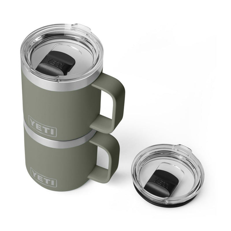 Load image into Gallery viewer, YETI RAMBLER 10oz 296ml STACKABLE MUG CERAMIC LINING [CLR:PAMPA GREEN]
