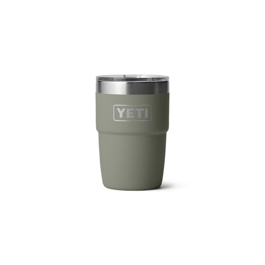 YETI RAMBLER 8oz 236ML STACKABLE CUP CERAMIC LINING [CLR:PAMPA GREEN]