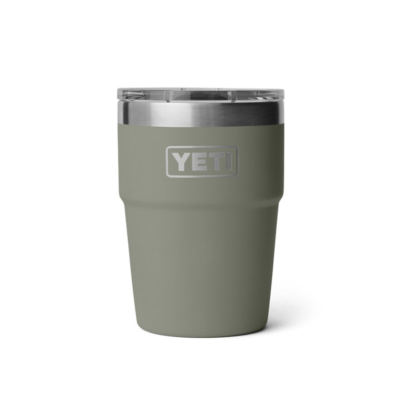 Load image into Gallery viewer, YETI RAMBLER 16oz 473ml STACKABLE CUP [CLR:PAMPA GREEN]
