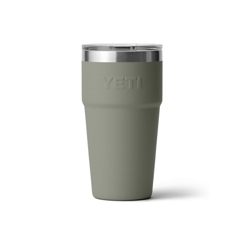 Load image into Gallery viewer, YETI RAMBLER 20oz 591ml STACKABLE CUP [CLR:PAMPA GREEN]

