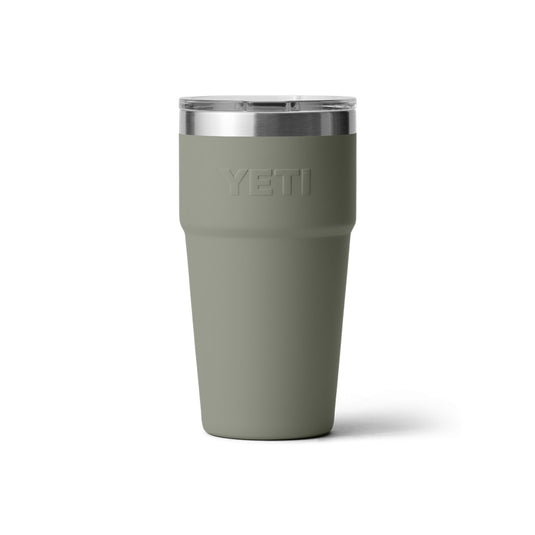YETI RAMBLER 20oz 591ml STACKABLE CUP [CLR:PAMPA GREEN]