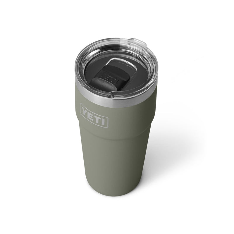 Load image into Gallery viewer, YETI RAMBLER 20oz 591ml STACKABLE CUP [CLR:PAMPA GREEN]

