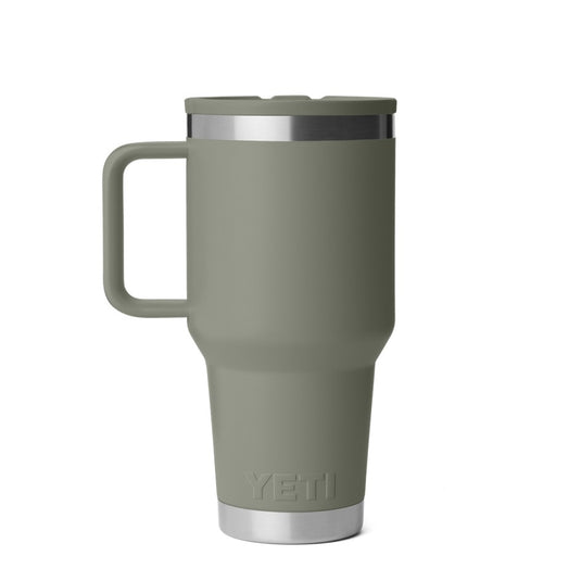 YETI RAMBLER R30oz 887ML TRAVEL MUG [CLR:PAMPA GREEN]