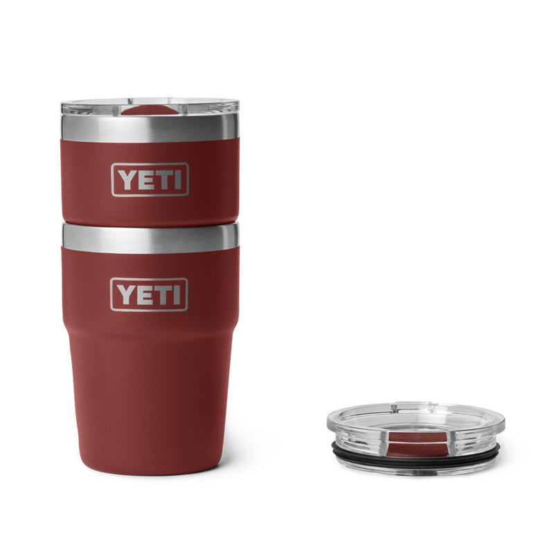 Load image into Gallery viewer, YETI RAMBLER 16oz 473ml STACKABLE CUP [CLR:STAG RED]
