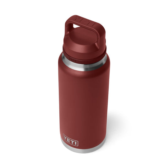 YETI RAMBLER BOTTLE 36oz 1065ML WITH CHUG CAP [CLR:STAG RED]