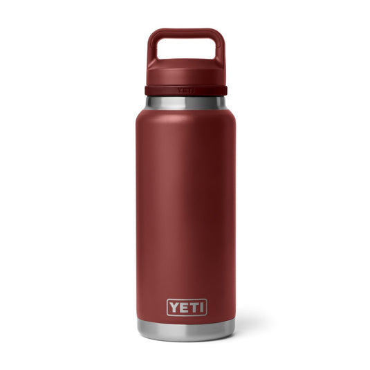 YETI RAMBLER BOTTLE 36oz 1065ML WITH CHUG CAP [CLR:STAG RED]