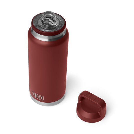 YETI RAMBLER BOTTLE 36oz 1065ML WITH CHUG CAP [CLR:STAG RED]