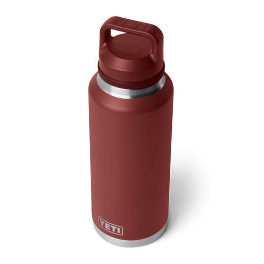 YETI RAMBLER BOTTLE 46oz 1.4L WITH CHUG CAP [CLR:STAG RED]
