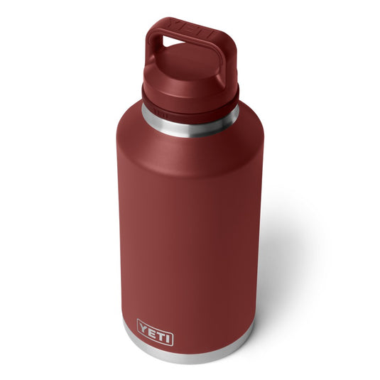 YETI RAMBLER BOTTLE 64oz 1.9L WITH CHUG CAP [CLR:STAG RED]