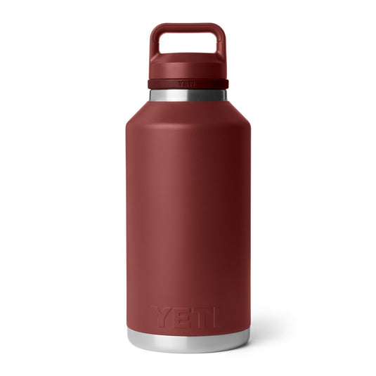 YETI RAMBLER BOTTLE 64oz 1.9L WITH CHUG CAP [CLR:STAG RED]