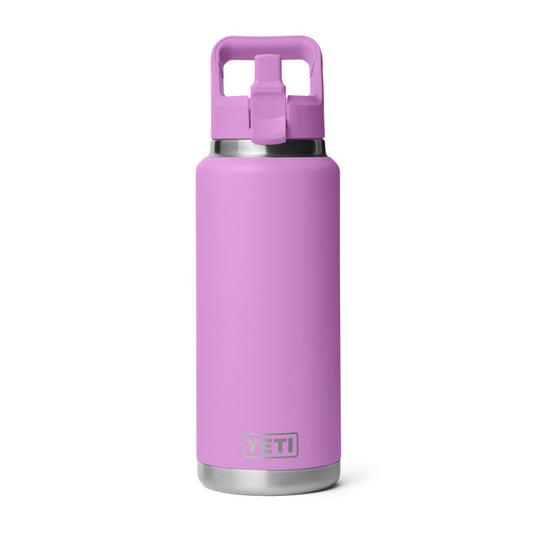 YETI RAMBLER BOTTLE 36oz 1065ML WITH STRAW CAP [CLR:DESERT BLOOM]
