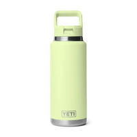 YETI RAMBLER BOTTLE 36oz 1065ML WITH STRAW CAP [CLR:GRASSHOPPER]