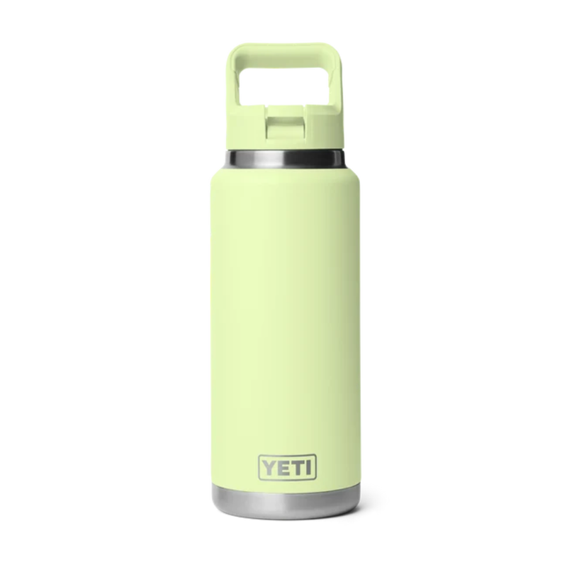Load image into Gallery viewer, YETI RAMBLER BOTTLE 36oz 1065ML WITH STRAW CAP [CLR:GRASSHOPPER]
