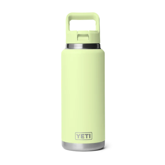 YETI RAMBLER BOTTLE 36oz 1065ML WITH STRAW CAP [CLR:GRASSHOPPER]