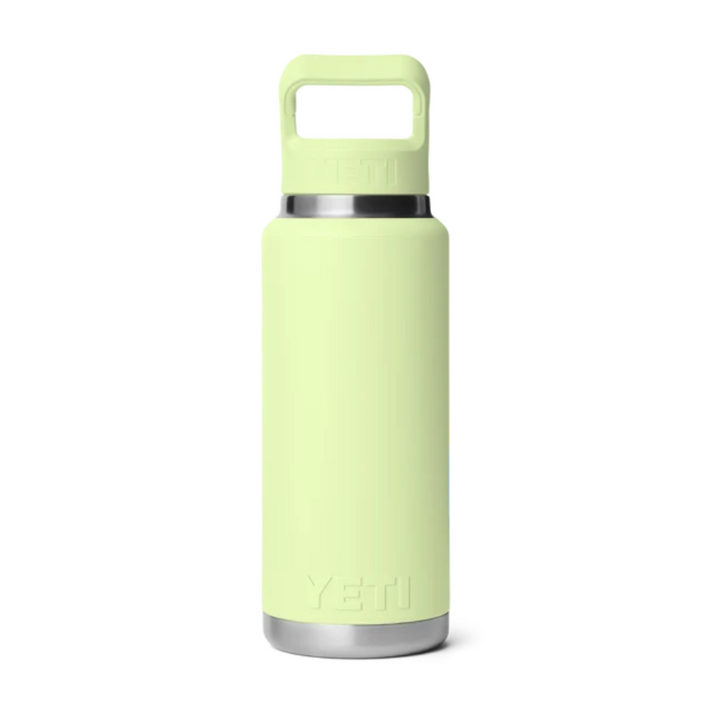 Load image into Gallery viewer, YETI RAMBLER BOTTLE 36oz 1065ML WITH STRAW CAP [CLR:GRASSHOPPER]
