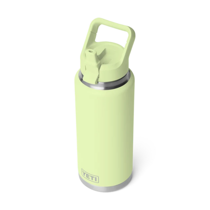 Load image into Gallery viewer, YETI RAMBLER BOTTLE 36oz 1065ML WITH STRAW CAP [CLR:GRASSHOPPER]
