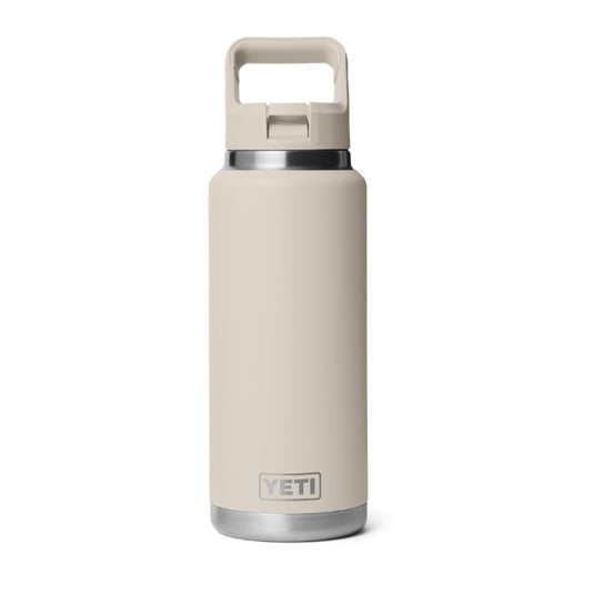 YETI RAMBLER BOTTLE 36oz 1065ML WITH STRAW CAP [CLR:CAPE TAUPE]