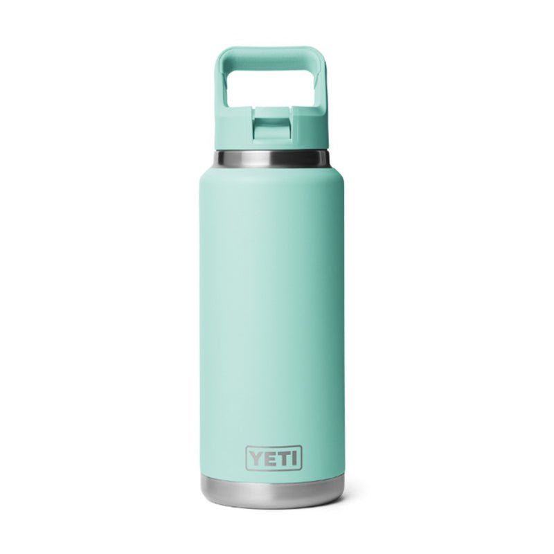Load image into Gallery viewer, YETI RAMBLER BOTTLE 36oz 1065ML WITH STRAW CAP [CLR:SEAFOAM]
