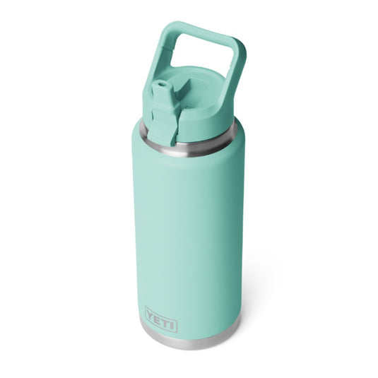YETI RAMBLER BOTTLE 36oz 1065ML WITH STRAW CAP [CLR:SEAFOAM]