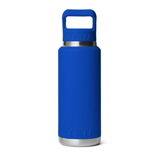 YETI RAMBLER BOTTLE 36oz 1065ML WITH STRAW CAP [CLR:ROYAL BLUE]