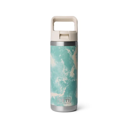 YETI RAMBLER BOTTLE 18oz 532ml WITH STRAW CAP [CLR:SEA VIEW]