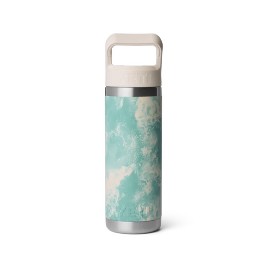 YETI RAMBLER BOTTLE 18oz 532ml WITH STRAW CAP [CLR:SEA VIEW]