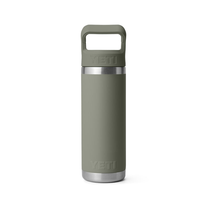 Load image into Gallery viewer, YETI RAMBLER BOTTLE 18oz 532ml WITH STRAW CAP [CLR:PAMPA GREEN]
