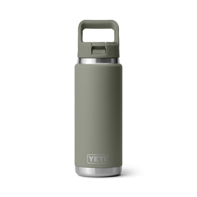 Load image into Gallery viewer, YETI RAMBLER BOTTLE 26oz 760ml WITH STRAW CAP [CLR:PAMPA GREEN]
