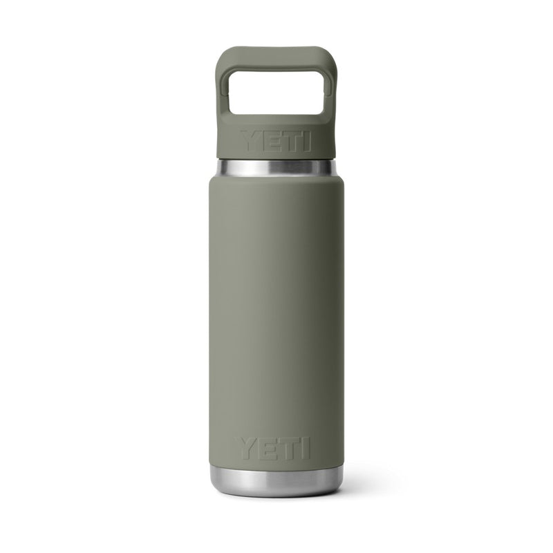 Load image into Gallery viewer, YETI RAMBLER BOTTLE 26oz 760ml WITH STRAW CAP [CLR:PAMPA GREEN]
