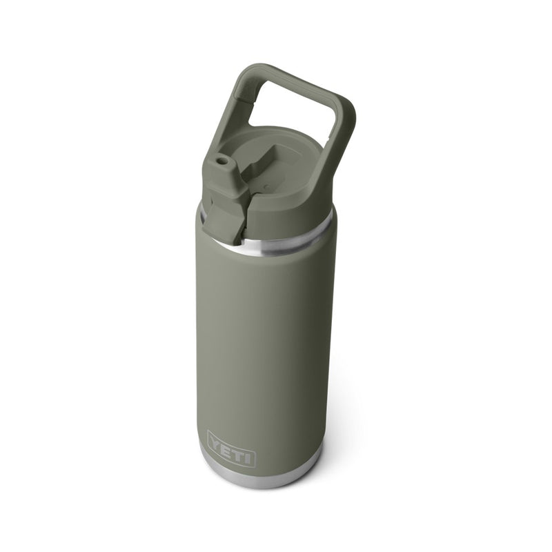 Load image into Gallery viewer, YETI RAMBLER BOTTLE 26oz 760ml WITH STRAW CAP [CLR:PAMPA GREEN]
