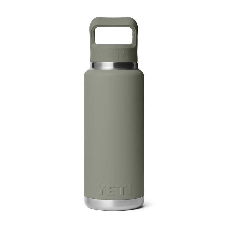 Load image into Gallery viewer, YETI RAMBLER BOTTLE 36oz 1065ML WITH STRAW CAP [CLR:PAMPA GREEN]
