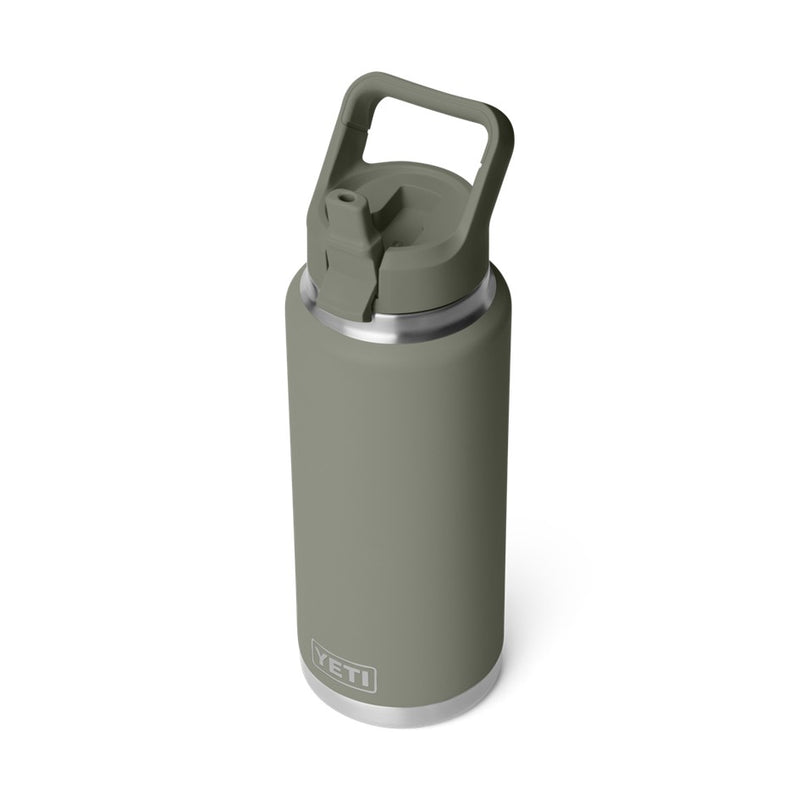 Load image into Gallery viewer, YETI RAMBLER BOTTLE 36oz 1065ML WITH STRAW CAP [CLR:PAMPA GREEN]
