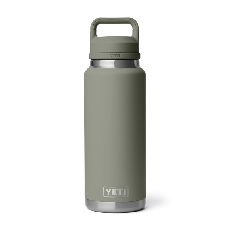 Load image into Gallery viewer, YETI RAMBLER BOTTLE 36oz 1065ML WITH CHUG CAP [CLR:PAMPA GREEN]
