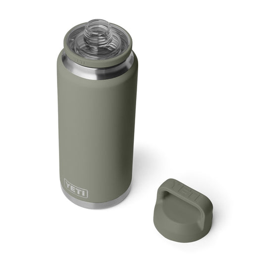 YETI RAMBLER BOTTLE 36oz 1065ML WITH CHUG CAP [CLR:PAMPA GREEN]