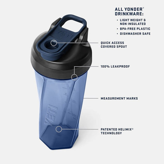 YETI YONDER 27oz SHAKER BOTTLE [CLR:CHARCOAL]