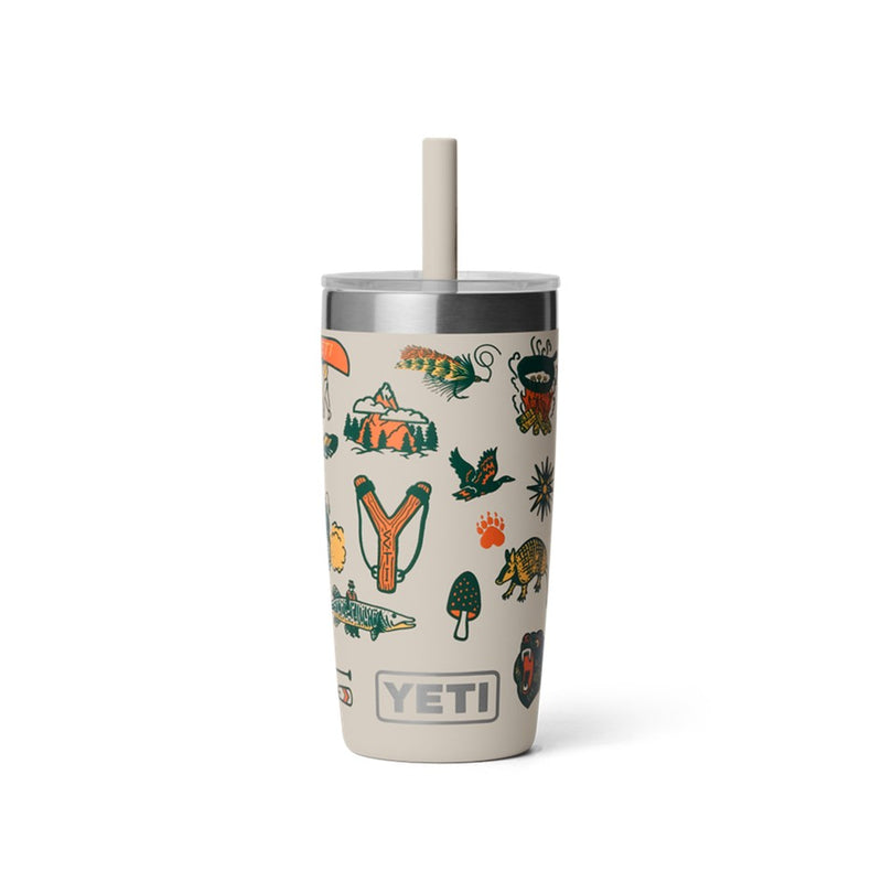 Load image into Gallery viewer, YETI RAMBLER JR 10oz 296ML TUMBLER [CLR:CAPE SUMMER CAMP]
