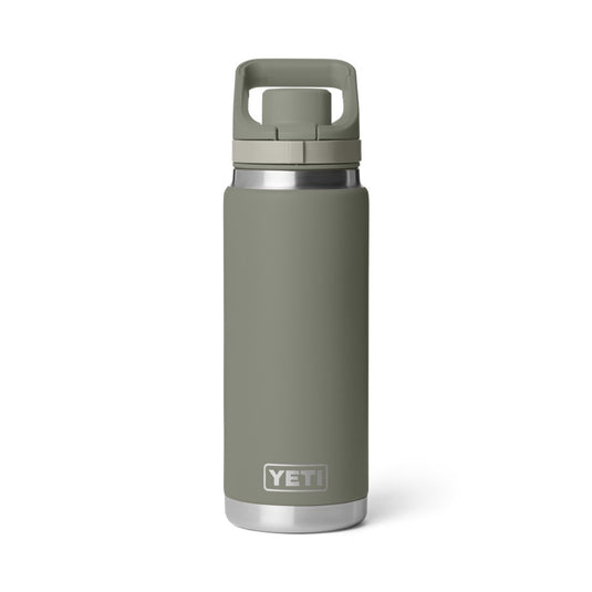 YETI RAMBLER BOTTLE 26oz 760ml WITH FLIP CHUG CAP [CLR:PAMPA GREEN]