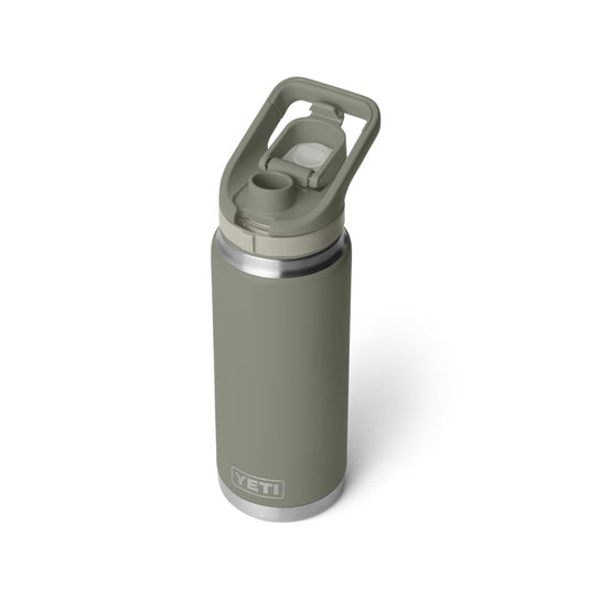 YETI RAMBLER BOTTLE 26oz 760ml WITH FLIP CHUG CAP [CLR:PAMPA GREEN]