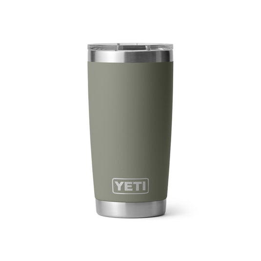 YETI RAMBLER 20oz 591ML TUMBLER WITH MAGSLIDER LID [CLR:PAMPA GREEN]