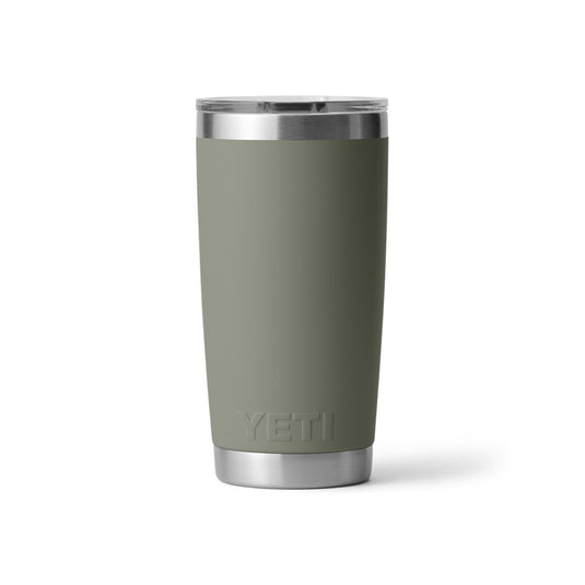 YETI RAMBLER 20oz 591ML TUMBLER WITH MAGSLIDER LID [CLR:PAMPA GREEN]