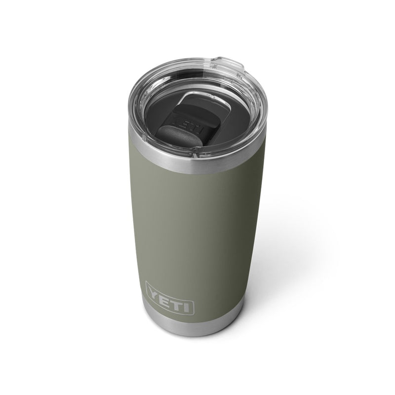 Load image into Gallery viewer, YETI RAMBLER 20oz 591ML TUMBLER WITH MAGSLIDER LID [CLR:PAMPA GREEN]
