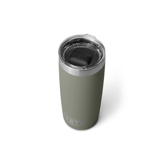 YETI RAMBLER R10oz 296ML TUMBLER WITH MAGSLIDER LID [CLR:PAMPA GREEN]