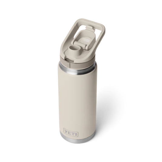 YETI RAMBLER BOTTLE 26oz 760ml WITH FLIP CHUG CAP [CLR:CAPE TAUPE]