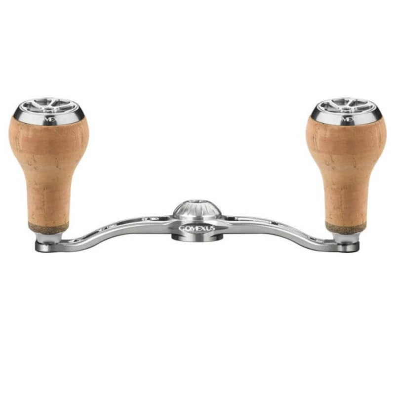 Load image into Gallery viewer, GOMEXUS 120MM ALUMINIUM BAITCAST HANDLE CORK 27MM [SZ:7X4  CLR:SILVER]
