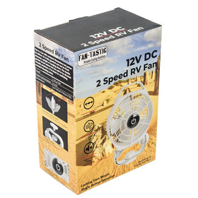 FANTASTIC 12VDC 2 SPEED FAN