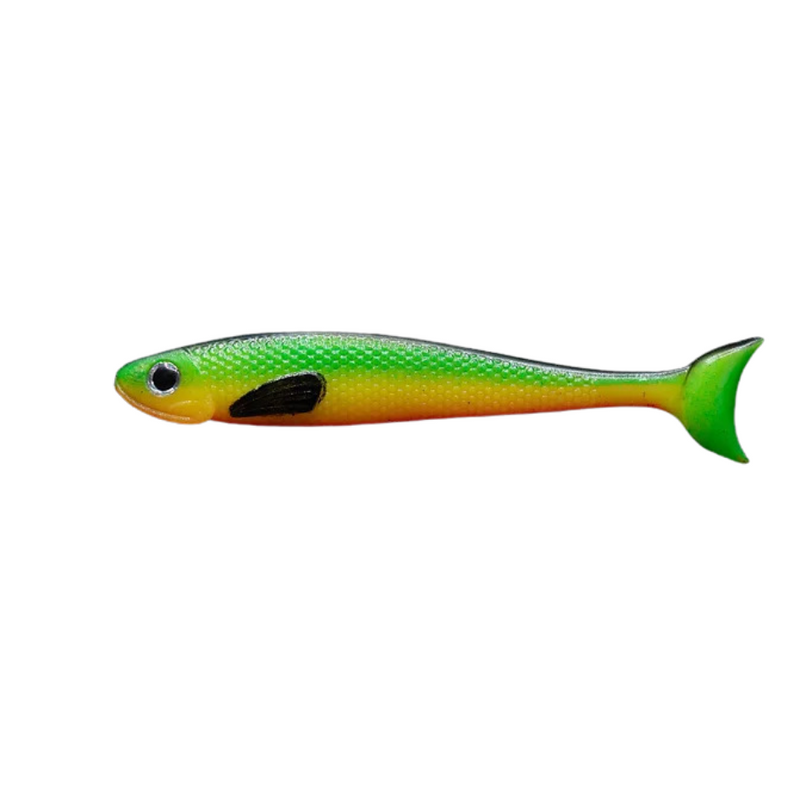Load image into Gallery viewer, BITE ME LURES 7&quot; [CLR:RAINBOW MULLET]
